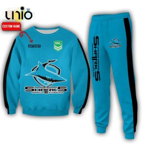 Custom NRL Cronulla-Sutherland Sharks Sport Hoodie, Jogger Limited Edition