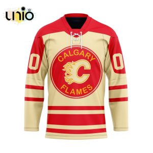 Calgary Flames Cream 2023 NHL Heritage Classic Premier Hockey Jersey