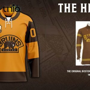 Boston Bruins – Special Heritage Hockey Jersey Concepts With Team Logo