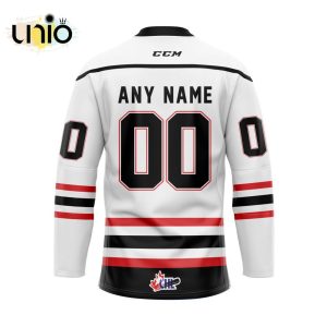 Custom Owen Sound Attack Away Hockey Jersey