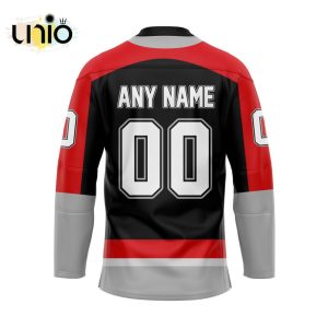 Custom Sault Ste. Marie Greyhounds Reverse Retro Pattern Hockey Jersey