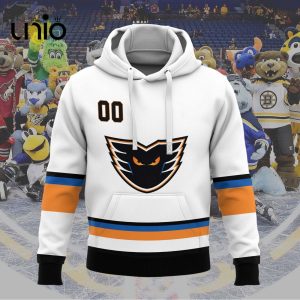 Custom Lehigh Valley Phantoms 2024 AHL White Hoodie 3D