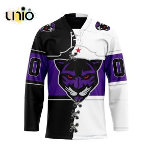 Custom Panther City Lacrosse Club Mix Home And Away Team Hockey Jersey