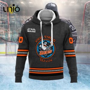 Custom San Diego Gulls 2024 AHL Grey Hoodie 3D