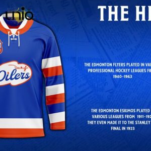 Edmonton Oilers – Special Heritage Hockey Jersey Concepts With Team Logo