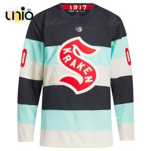 Seattle Kraken 2024 NHL Winter Classic Primegreen Custom Hockey Jersey