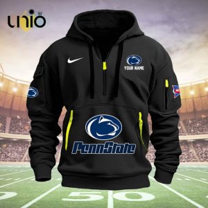 Custom Penn State Nittany Lions Football NCAA Black Hoodie