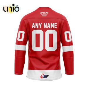 Custom Sault Ste. Marie Greyhounds Home Hockey Jersey