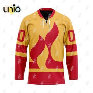 Calgary Flames Specialized Flying Jersey X Morden Stadium Hockey Jersey