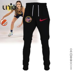 Caitlin Clark Indiana Fever Black Printed Hoodie, Jogger