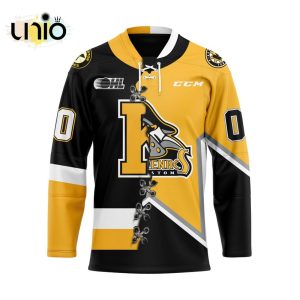 Custom Kingston Frontenacs Mix Home And Retro Hockey Jersey