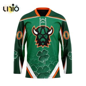 Custom Saskatchewan Rush Team Hockey Jersey For St.Patrick Day