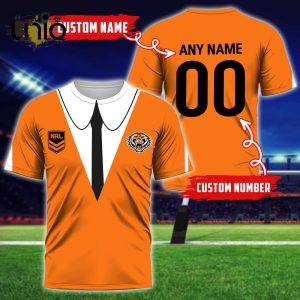 NRL Wests Tigers Custom Name Hoodie