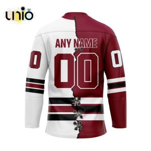 Custom Guelph Storm Mix Home And Away Hockey Jersey