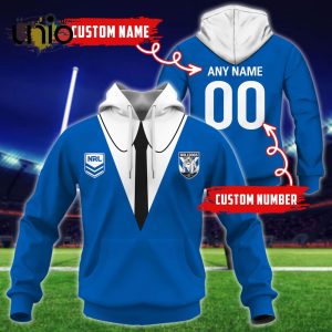 NRL Canterbury-Bankstown Bulldogs Custom Name Hoodie