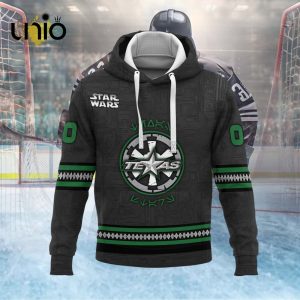 Custom Texas Stars 2024 AHL Black Hoodie 3D