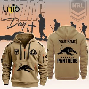 Custom NRL Penrith Panthers ANZAC Day Hoodie