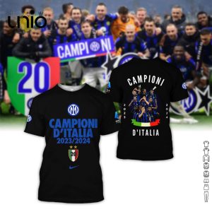 2024 Campioni Inter Special Milan D’Italia Black Hoodie