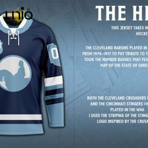 Columbus Blue Jackets – Special Heritage Hockey Jersey Concepts With Team Logo