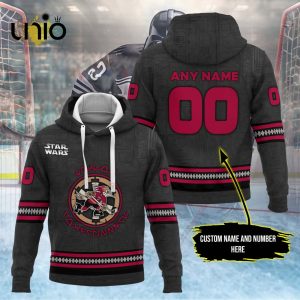 Custom Tucson Roadrunners 2024 AHL Black Hoodie 3D