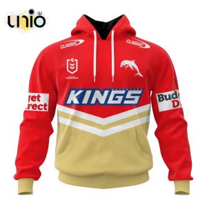 NRL Dolphins 2024 Home Kits Hoodie