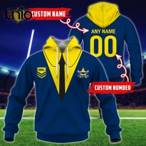 NRL North Queensland Cowboys Custom Name Hoodie