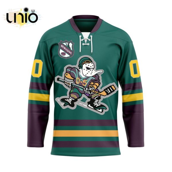 Anaheim Ducks – Special Heritage Hockey Jersey Concepts With Team Logo