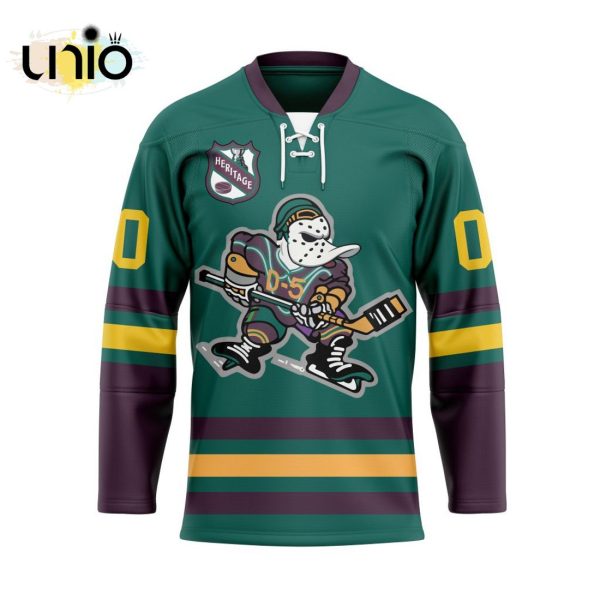 Anaheim Ducks – Special Heritage Hockey Jersey Concepts With Team Logo