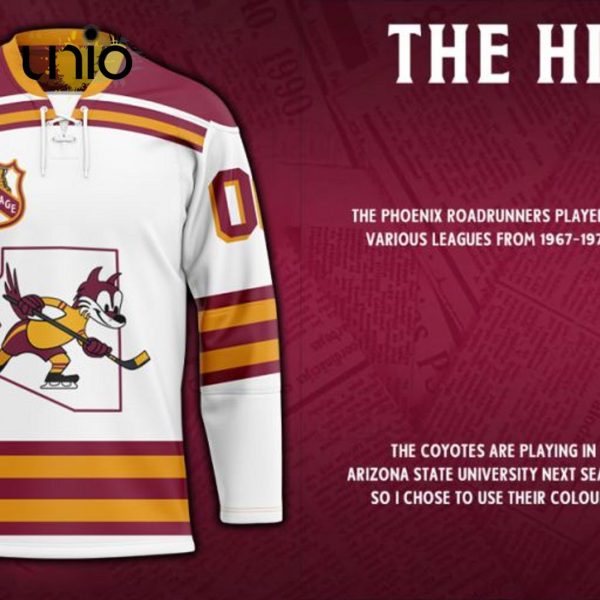 Arizona Coyotes – Special Heritage Hockey Jersey Concepts With Team Logo