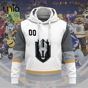 Custom Henderson Silver Knights 2024 AHL White Hoodie 3D