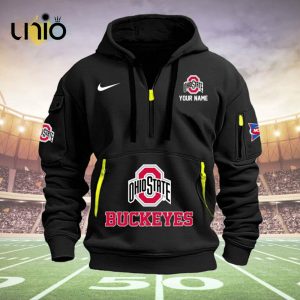 Custom Ohio State Buckeyes Football NCAA Black Hoodie