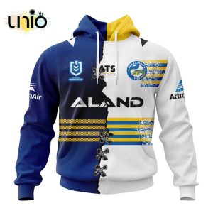 NRL Parramatta Eels Home Mix Away Kits Hoodie