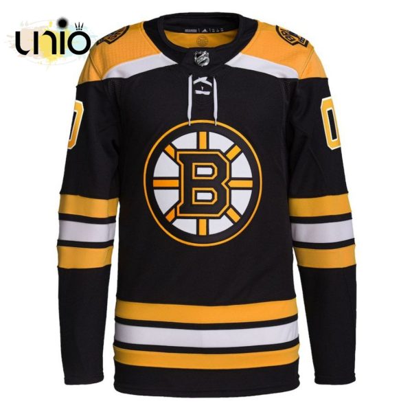 Boston Bruins Home Primegreen Pro Custom Hockey Jersey