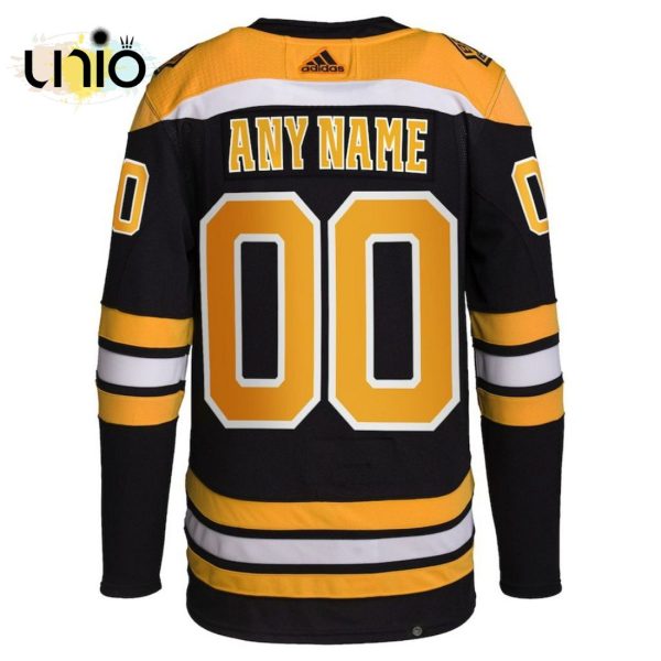 Boston Bruins Home Primegreen Pro Custom Hockey Jersey