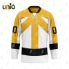 Boston Bruins 100th Anniversary Primegreen Custom Hockey Jersey