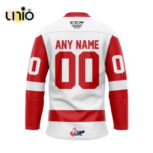 Custom Sault Ste. Marie Greyhounds Away Hockey Jersey