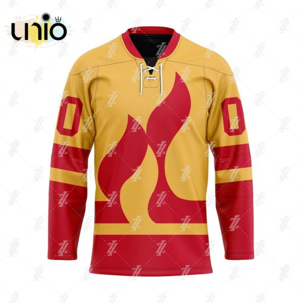 Calgary Flames Specialized Flying Jersey X Morden Stadium Hockey Jersey