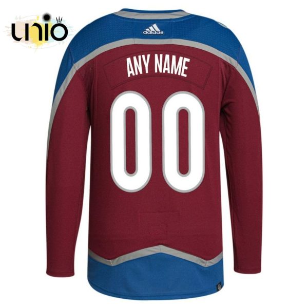 Colorado Avalanche Home Primegreen Pro Custom Hockey Jersey