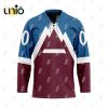 Colorado Avalanche Away Custom Primegreen Pro Hockey Jersey