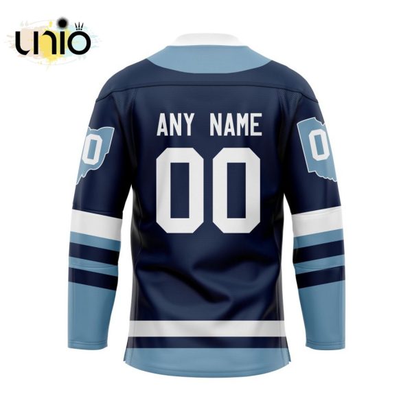 Columbus Blue Jackets – Special Heritage Hockey Jersey Concepts With Team Logo