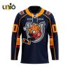 Custom Albany FireWolves Team Hockey Jersey For St.Patrick Day