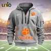 Custom Clemson Tiger Football NCAA Navy Hoodie