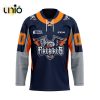 Custom Erie Otters Home Hockey Jersey