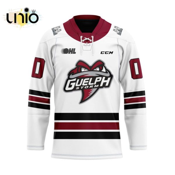 Custom Guelph Storm Away Hockey Jersey