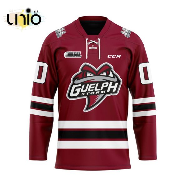 Custom Guelph Storm Home Hockey Jersey