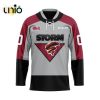 Custom Guelph Storm Mix Home And Retro Hockey Jersey