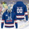 Custom Hartford Wolf Pack 2024 AHL White Hoodie 3D