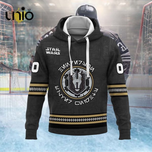 Custom Henderson Silver Knights 2024 AHL Black Hoodie 3D