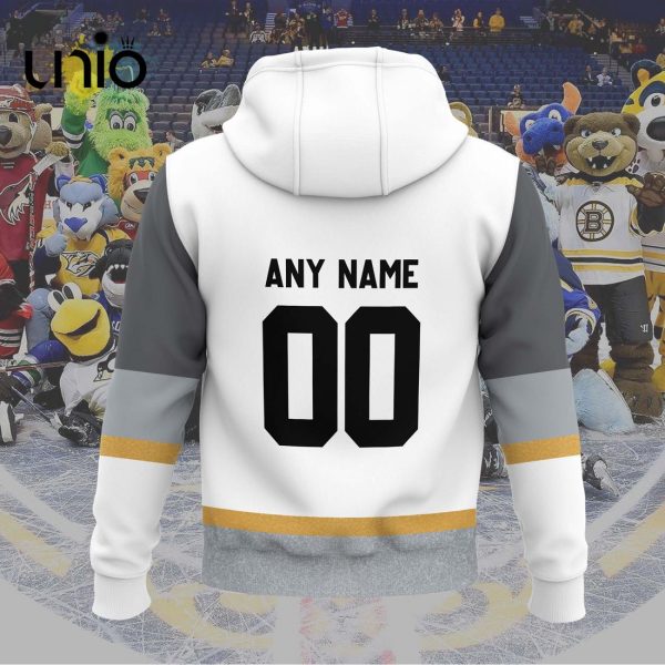 Custom Henderson Silver Knights 2024 AHL White Hoodie 3D