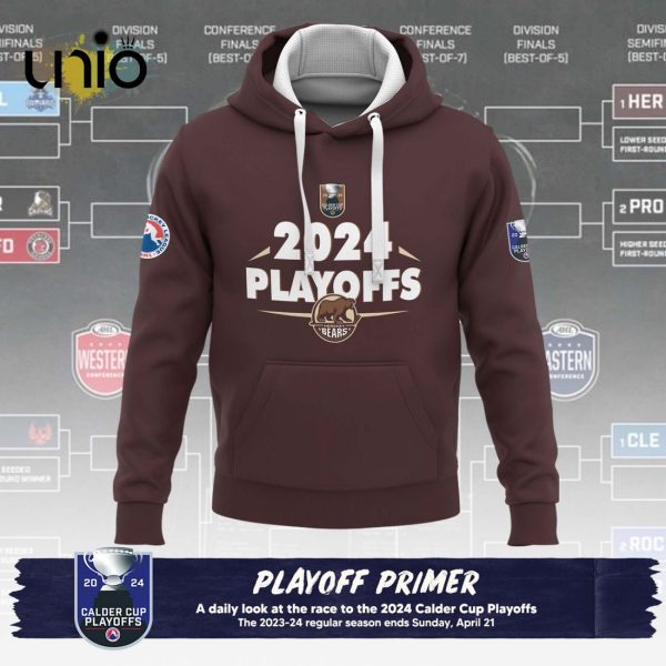 Custom Hershey Bears Playoffs Primer Hoodie 3D